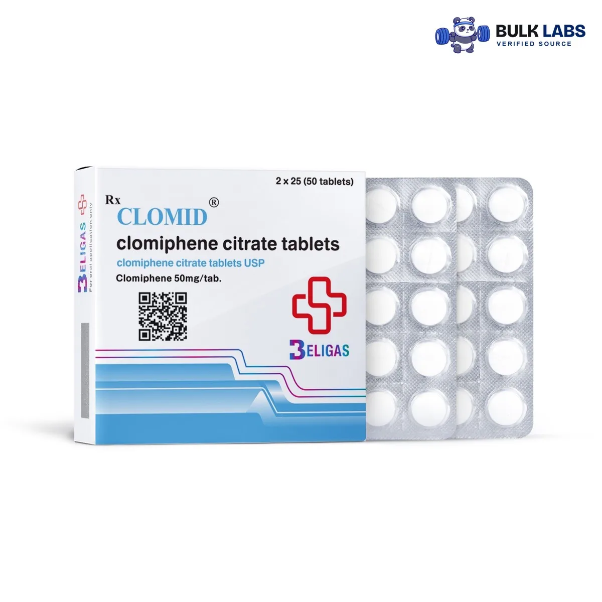 Beligas Clomid (Clomiphene) 50 tablets 50 mg