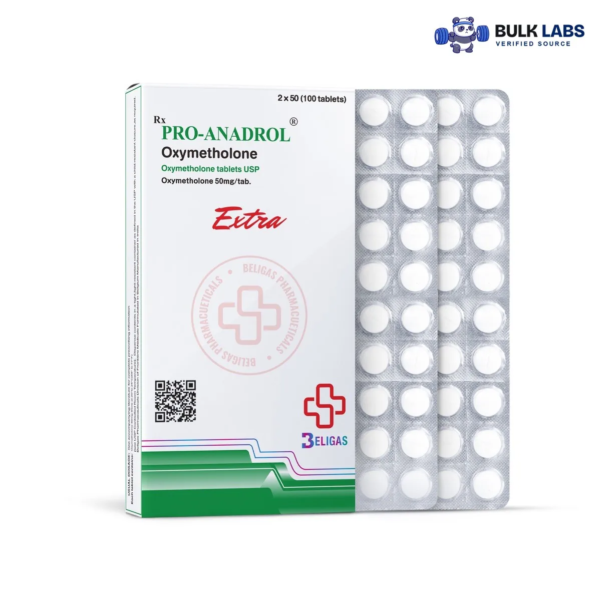 Beligas Pro Anadrol (Oxymetholone) 100 tablets 50 mg