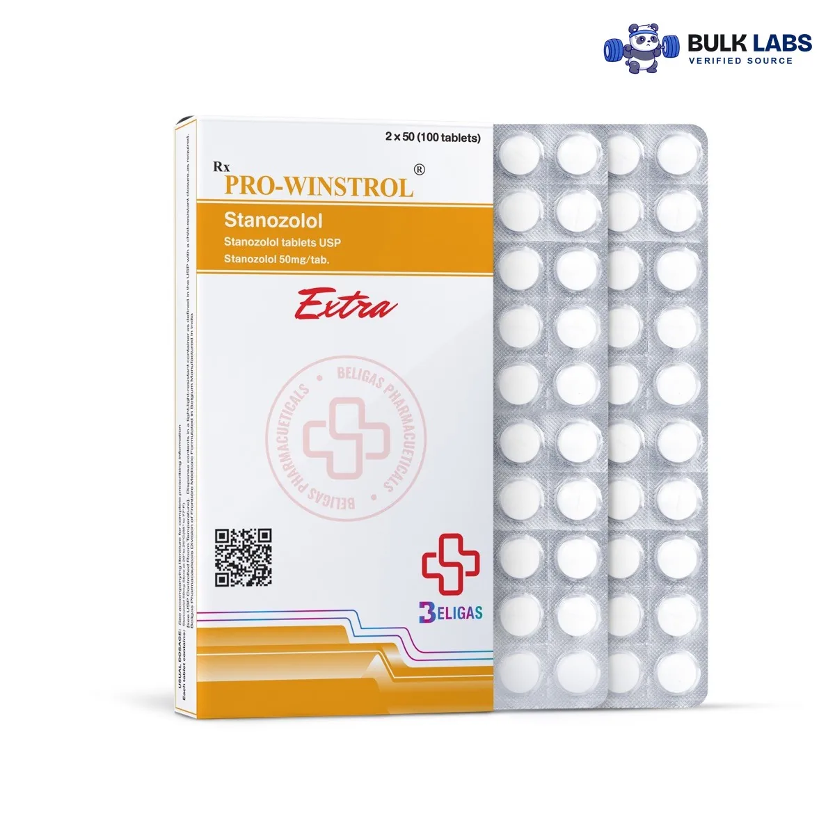 Beligas Pro Winstrol (Stanozolol) 100 tablets 50 mg