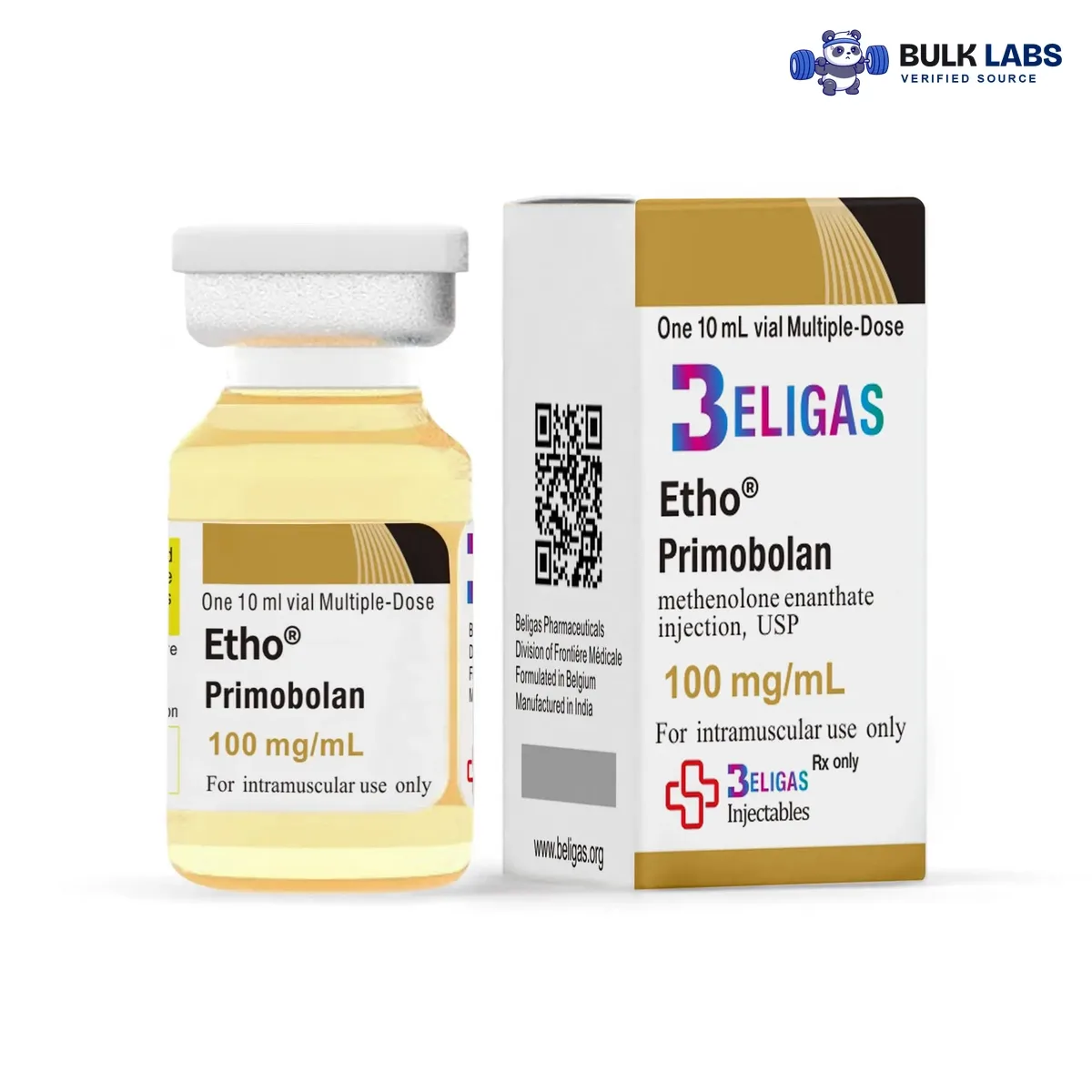 Beligas Etho Primobolan 100 (Methenolone Enanthate) 10 ml vial 100 mg/ml