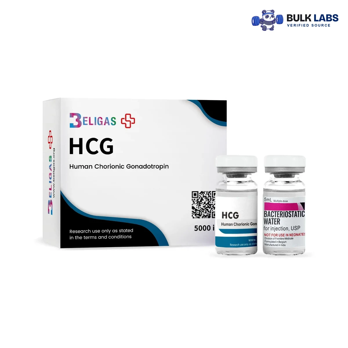 how much bac water to add to 5000iu hcg PEPTIDE VIAL UMBRELLA Labs HCG 5,000 IU - Beligas