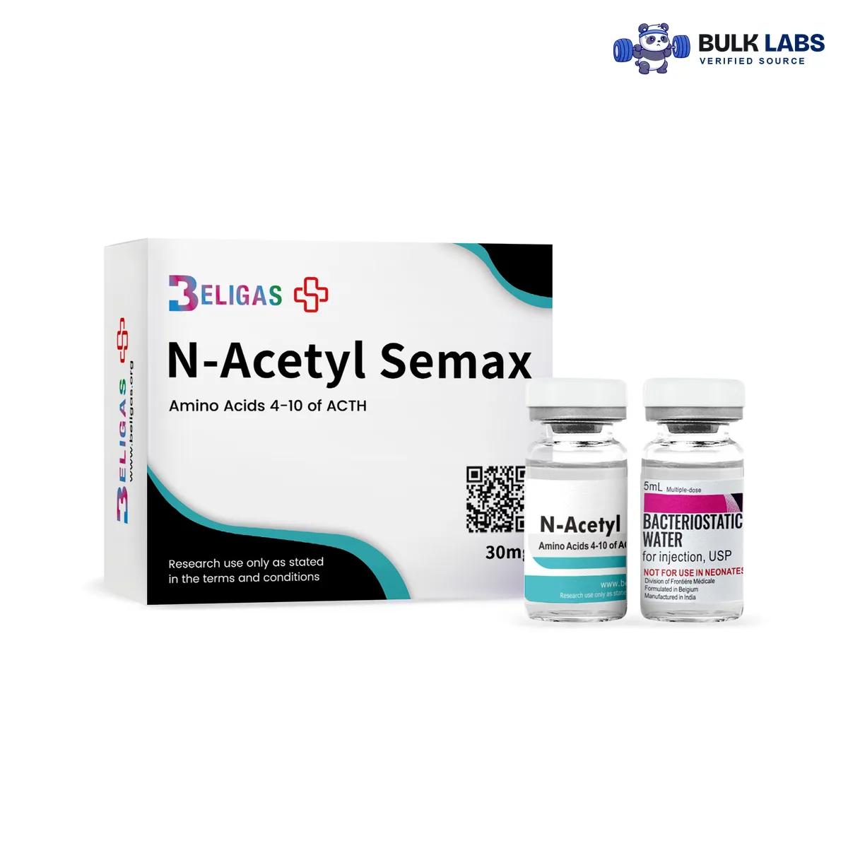 Beligas N-Acetyl Semax (N-Acetyl Semax Amidate) 30 mg vial