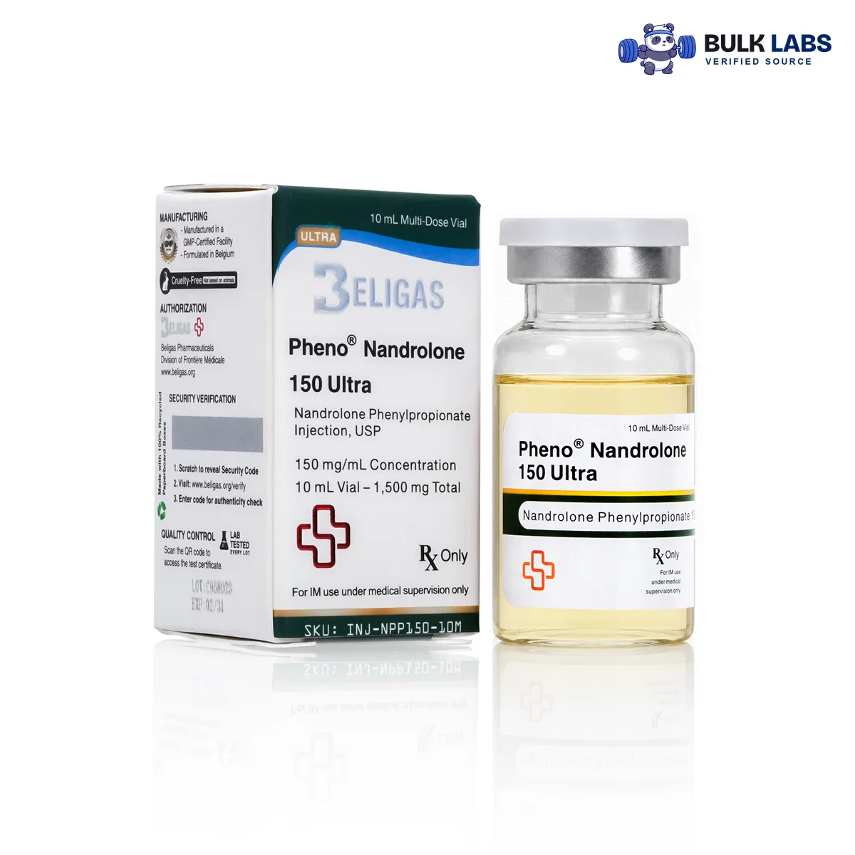 Beligas Pheno Nandrolone 150 (Nandrolone Phenylpropionate) 10 ml vial 150 mg/ml