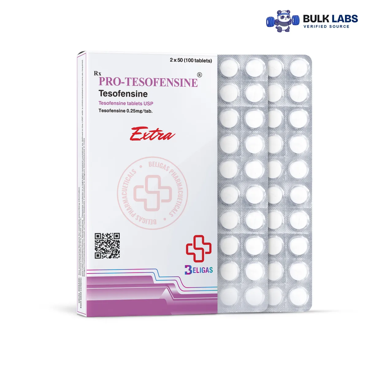 Beligas Pro Tesofensine (Tesofensine) 100 tablets 0.25 mg