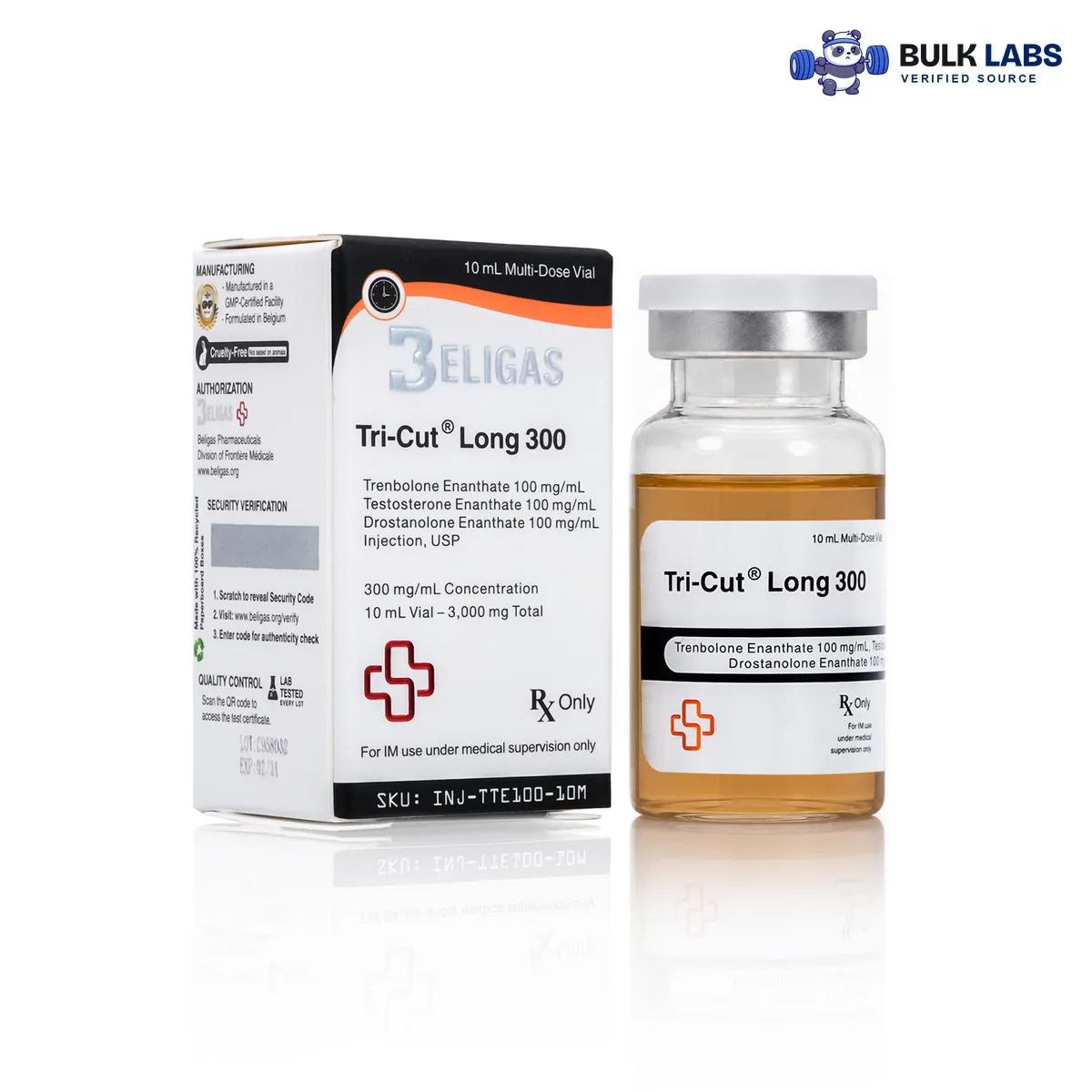 Beligas Tri Cut Long 300 (Cutting Blend (long esters)) 10 ml vial 300 mg/ml