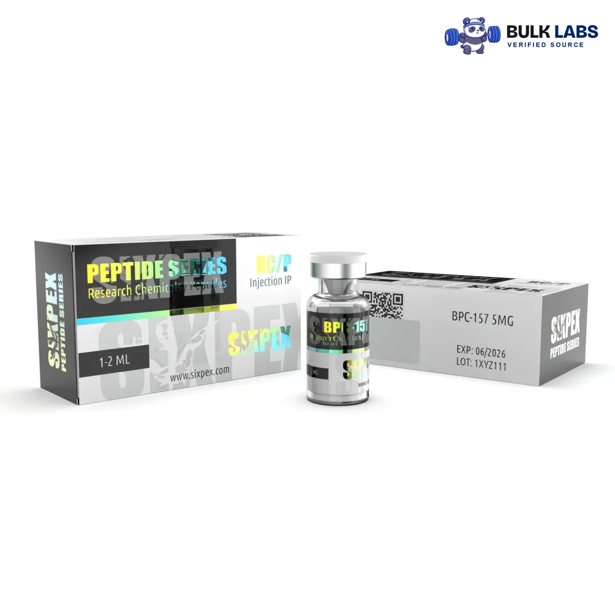 Sixpex BPC-157 (Body Protection Compound-157) 5 mg vial