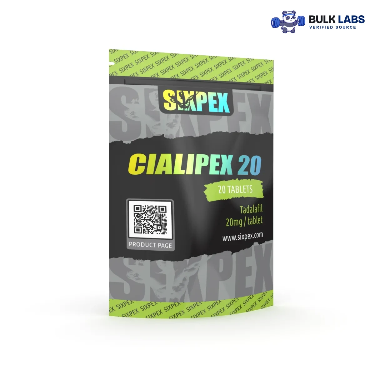 Sixpex Cialipex (Tadalafil) 20 tablets 20 mg